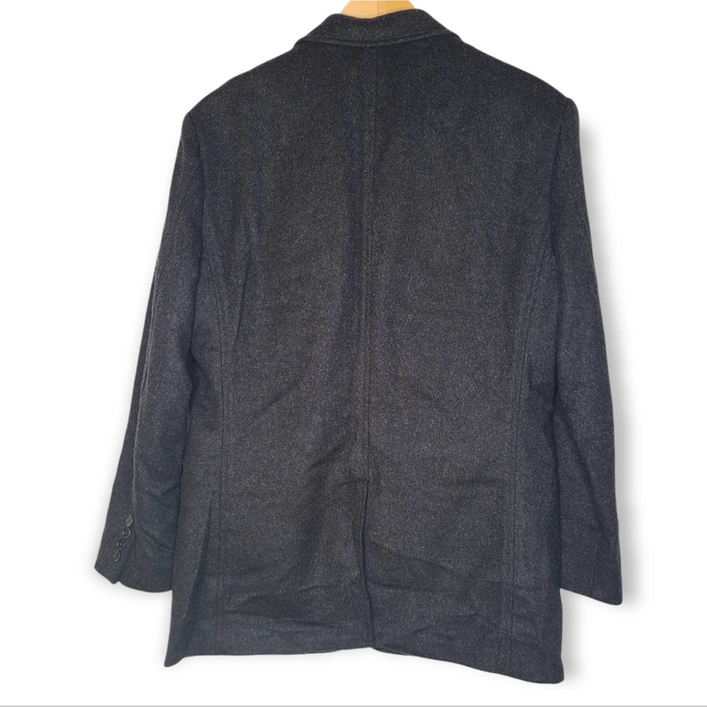 John Varvatos USA Wool Cashmere Blend Blazer Over Coat Jacket US Size 38 - Picture 2 of 7